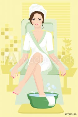 Woman at spa