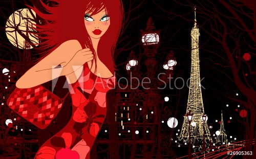 woman in Paris - 900472312
