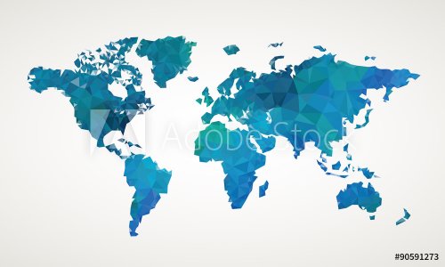 World map vector abstract illustration pattern - 901146841