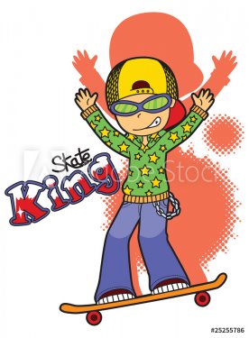 Young boy wants to be skate king - 901138710