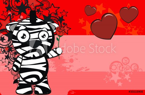 zebra funny cartoon background5 - 900498978