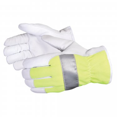 SUPERIOR GLOVE WORKS LTD. - 378GHVTL-XXL - Gants de conducteur haute visibilité avec bandes réfléchissantes EnduraMD - Vert Sécurité - XX-Large - Prix par paire