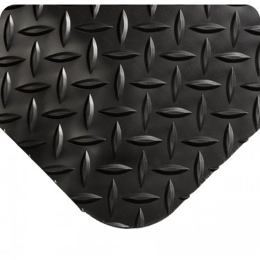 WEARWELL - 497.58X2X6BK - Tapis Smart Diamond-Plate no 497 - 2' x 6' - 5/8 - Noir - Prix Unitaire