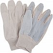 ZENITH - SA616 - Standard Quality Split Cowhide Leather Palm Gloves - Gray - Large - Price per pair