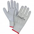 Zenith - SAN432 - Gants à doublure molletonnée et à paume enduite de latex de caoutchouc naturel - Gris - Large - Prix par paire