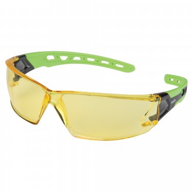 ZENITH - SDN703 - Lunettes de sécurité série Z2500 - Noir/Vert - Ambre - Prix unitaire