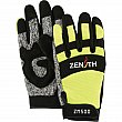 ZENITH - SDP433 - Gants de mécanicien ZM500 haute visibilité résistants aux coupures - Noir/Vert Sécurité - Medium - Prix par paire