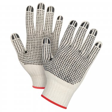 ZENITH - SEE943 - Dotted Gloves - White- Small - Price per pair