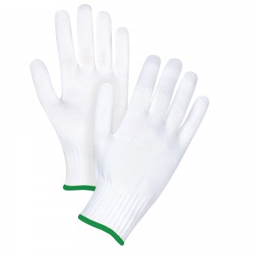 ZENITH - SEF199 - String Knit Gloves - White - Medium - Price per pair