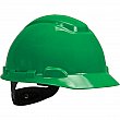 3M - H-704R-UV - Casque de sécurité non ventilé avec capteur Uvicator - Vert