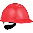 3M - H-705R-UV - Casque de sécurité non ventilé avec capteur Uvicator - Rouge