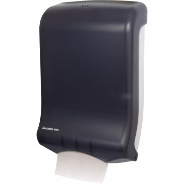 Cascades Pro Select™ - DH39 - Distributeur universel d'essuie-mains pliés - No Touch - 11.75 x 6.1 x 17.5 - Fumé noir - Prix unitaire