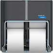 Cascades Pro Tandem™ - C314 - Four Roll High Capacity Toilet Paper Dispenser Each - Dark Grey