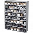 DURHAM MANUFACTURING - 361-95 - Armoires pour bacs de rangement en acier - 33-3/4 x 12 x 42 - 56 espaces - Prix unitaire