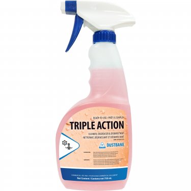 Dustbane - 51345 - Triple Action - Cleaner, Degreaser, and Disinfectant - 750 ml - Price per bottle