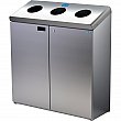 Frost - 316-S - Floor Standing Recycling Station  - 13-3/8 x 36-1/2 x 39-1/2 - Stainless Steel - 42 gal. - Unit Price