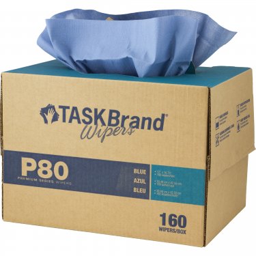 Hospeco - N-P080ITB - TaskBrand® P80 Premium Series Wipers Box of 160