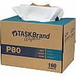 Hospeco - N-P080ITW - Chiffons de première qualité P80 TaskBrand(MD) Boîte de 160