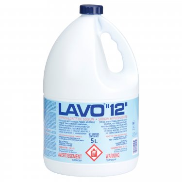 Lavo - 176141 - Javellisant au chlore liquide - 5 litres - Prix par bouteille