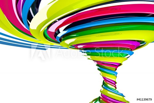 3d Colorful Swirly Background - 900441310
