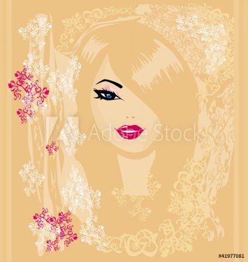 Abstract Beautiful Woman poster - 900469412