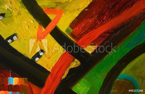 Abstract oil painting - 900899278