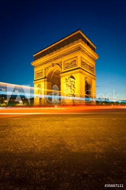 Arc de Triomphe Champs Elysées Paris France - 900061771