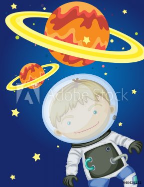 Astronaut in space - 900460591
