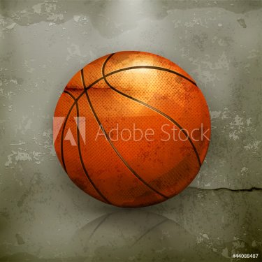 Basketball, old-style vector - 900596674