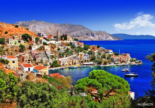 beautiful Greek islands - Symi, Dodecanese - 901143155
