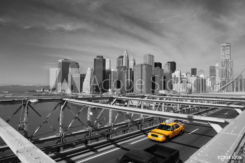 Brooklyn Bridge Taxi, New York - 900003286