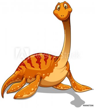 Dinosaur with long neck