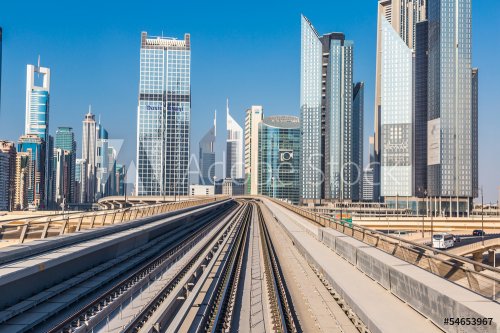 Dubai metro railway - 901139340