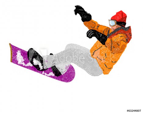 Extreme Snowboard.Vector