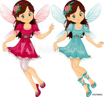 Fairy with roses - 901138789