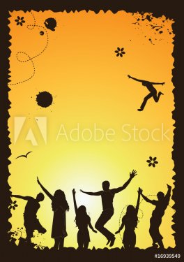 Funny party, holiday, vector illustration for your design