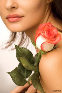 Girl with rose - 900671732