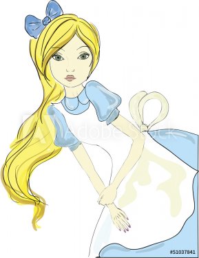 Little Alice, a fairy tale character/ Alice - 901139805