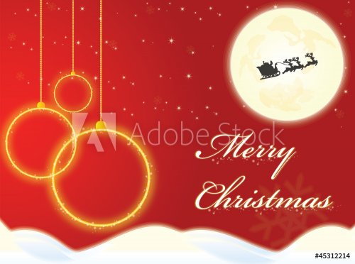 Merry Christmas, illustration - 900739808