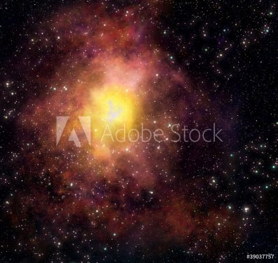 nebula gas cloud in deep outer space - 900462297