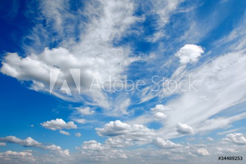 panorama blue sky with clouds - 900062223