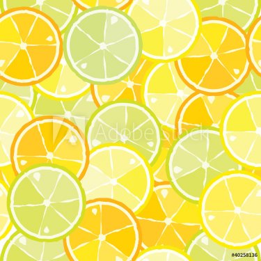 seamless pattern of citrus - 900547407