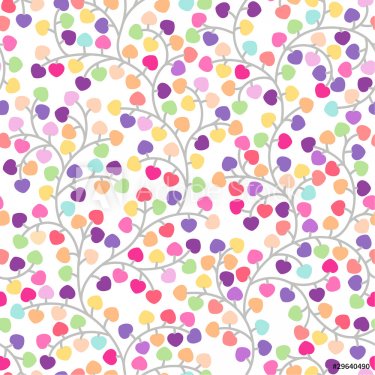 seamless pattern with a colorful ornament - 900461483
