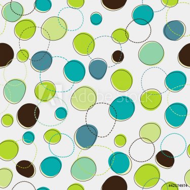 Seamless pattern with circles - 900465788