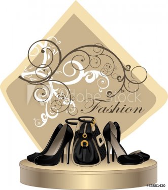 Shoes and fashion handbag - 900469583