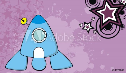 spaceship cartoon background5 - 900532311