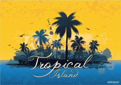 Tropical background - 900854996