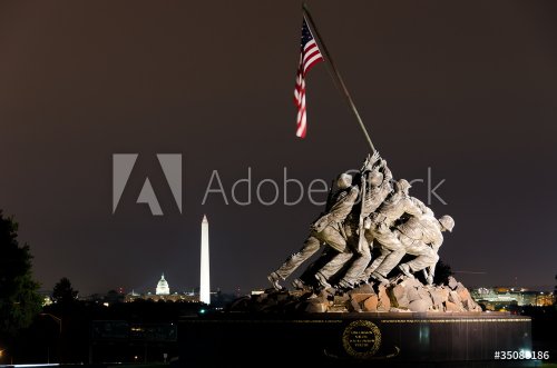 US Marine Corps Memorial in Washington DC USA