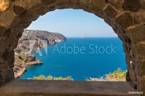 View of Fira town - Santorini island,Crete,Greece - 901143494