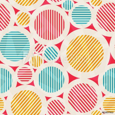 vintage colored circle seamless texture